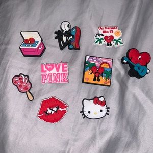 Croc charms bundle of 9